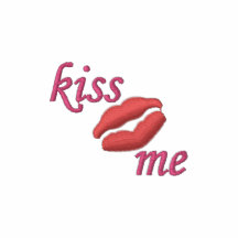 Der niedliche Tag des Valentines küssen mich Lippe