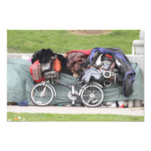 Der Obdachlose Photodrucke