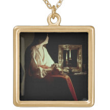 Der Penitent Magdalen, c.1638-43 (Öl auf Leinwand) Personalisierte Halskette