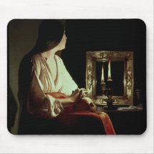 Der Penitent Magdalen, c.1638-43 (Öl auf Leinwand) Mousepads
