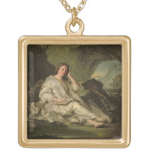 Der Penitent Magdalene (Öl auf Leinwand) Personalisierter Schmuck