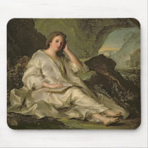 Der Penitent Magdalene (Öl auf Leinwand) Mauspads