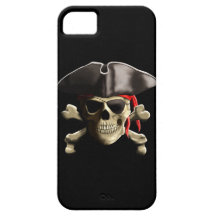 Der Piratenflagge-Piraten-Schädel iPhone 5 Schutzhüllen