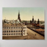 Der Platz des Zars, der Kreml, Klassiker Moskaus,  Poster