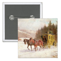 Der Posten-Zug im Schnee Button