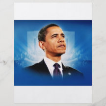Der Präsident Obama Bedruckte Flyer