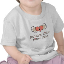 Der Radfahrer-Baby-Baby-T-Stück des Vatis kleines Tshirt