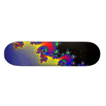 Der Rand des Fraktals: Kundenspezifisches Skateboa Individuelles Deck