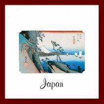 Der Satta Durchlauf bei Yui, Japan. Circa 1831-183 poster