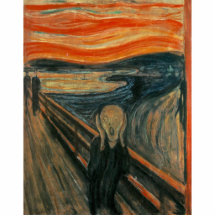 Der Schrei durch Edvard Munch Photofigur