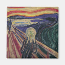 Der Schrei durch Edvard Munch, Vintager Expression Magnete