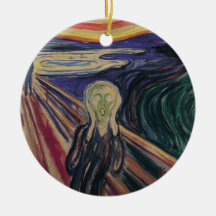 Der Schrei durch Edvard Munch, Vintager Expression Ornamente