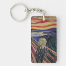 Der Schrei durch Edvard Munch, Vintager Expression Schlüsselring