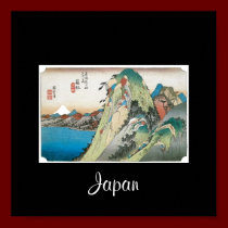 Der See in Hakone, Japan circa 1831 - 1834 poster