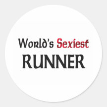 Der sexyste Läufer der Welt Stickers