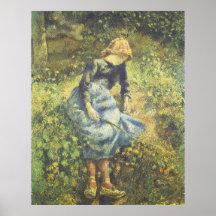 Der Shepherdess, Camille Pissarro Posterdrucke