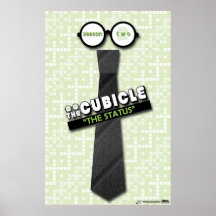"Der Status-" Plakat "vom theCUBICLE "