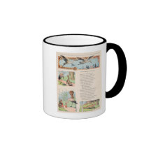 Der Storch und der Fox von den Fabeln Kaffeehaferl