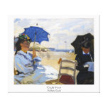 Der Strand bei Trouville Claude Monet Galerie Gefaltete Leinwand