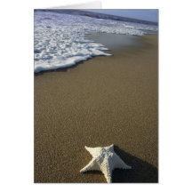 Der Strand Grußkarte