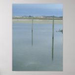 Der Strand Yarmouthport, MA des Graus Poster