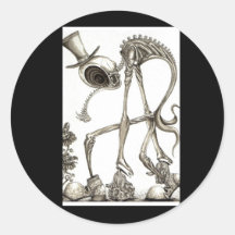 Der Stroll Runde Sticker
