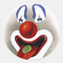 Der Süßigkeits-Clown Stickers