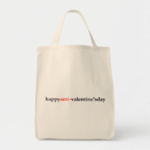 der Tag der glücklichen Anti-Valentinsgrüße Taschen
