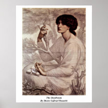 Der Tagtraum durch Dante Gabriel Rossetti Posterdruck