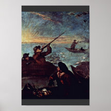 Der tireur im Fass" durch Longhi Pietro Plakatdrucke