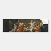 Der Tod von SOCRATES Autoaufkleber