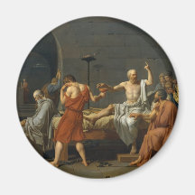 Der Tod von SOCRATES Kühlschrankmagnet
