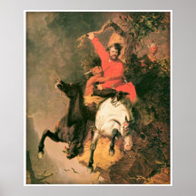 Der Todeskampf durch Charles Deas 1845 Plakatdrucke