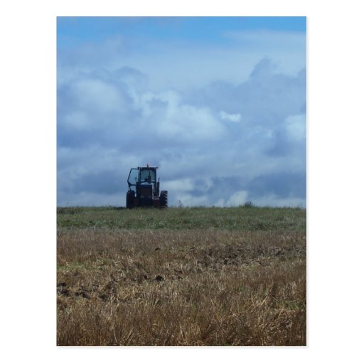 Der Traktor des Bauern Postkarten