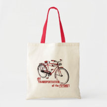 Der Transport der Zukunft Tragetasche