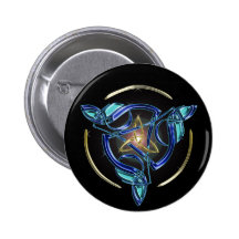 Der Triquetra Knopf Anstecknadel