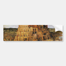 Der Turm von Babel Pieter Bruegels "" (Circa 1563) Auto Aufkleber