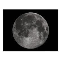 Der Vollmond der Erde Postkarten