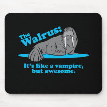 Der Walross-Vampir Mousepad