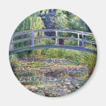 Der Wasser-Lilien-Teich durch Claude Monet Kühlschrankmagnete
