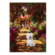 Der Weg - Westie 2 Postkarte