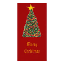 Der Weihnachtsbaum, Photo Karte