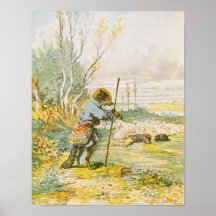 Der Wolf als Schäfer Posterdrucke