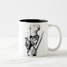 Der wütende Koch Teetasse