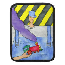 Der Zug-Ingenieur u. seine Lokomotive iPad Sleeves