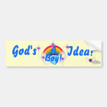 Des Gottes Junge-Fertigen besonders an Autosticker