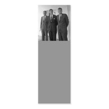 Des Kennedys am Weißen Haus, am 28. August 1963 Visitenkarte