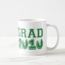 Des Klassenjahres 2010 des Abschlusses grünes Gewo Tasse