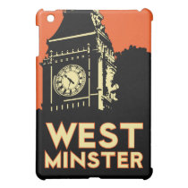 des Kunst-Dekos Englands Westminster retro Reisepl ipad mini hüllen