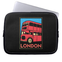 des Kunst-Dekos Londons Westminster England retro  Computer Sleeve Schutzhülle